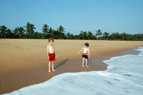 Kids on the beach